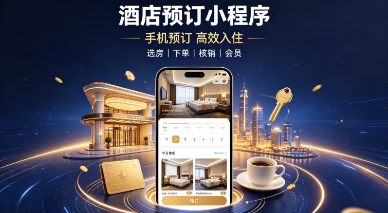酒店自营预订小程序定制开发实战案例|jxf吉祥坊本地门店私域小程序开发运营全解析